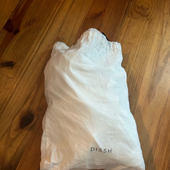 Perfect condition DISSH aisle white linen bow mini dress - Picture 5 of 5